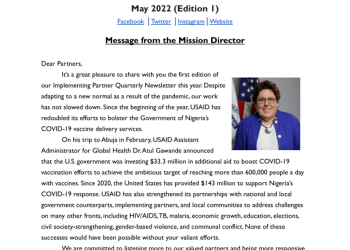 USAID Nigeria: Implementing Partner Quarterly Newsletter – May 2022 (Edition 1) – Nigeria – ReliefWeb