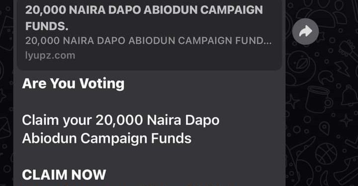 Elections: Gov Abiodun refutes ‘Vote Abiodun claim N20,000′ promo’