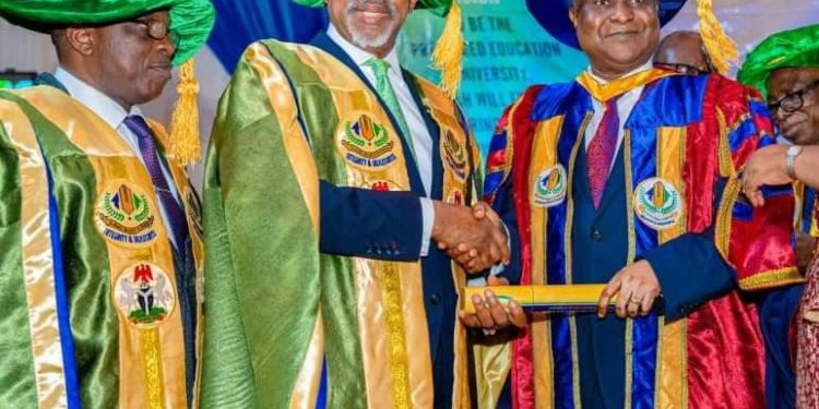 TASUED Convocation: Abiodun Announces Cash Award of N2m Each To Three Best Graduating Students