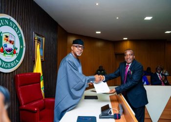 Abiodun Swears-in Onasanya as 20th HoS, Promises Better Civil Service