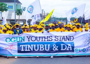 Ogun Youths Hold Solidarity Walk for Tinubu, Abiodun in Ijebu Ode