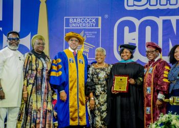 Dr. Bodunrin Osikomaiya Emerges Babcock University’s Best Graduating Master’s Student with Perfect 5.00 CGPA