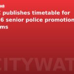 PSC publishes timetable for 2026 senior police promotion exams