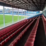 View of Enyimba International Stadium in Aba showing the stands and pitch