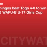 Flamingos beat Togo 4-0 to win 2026 WAFU-B U-17 Girls Cup