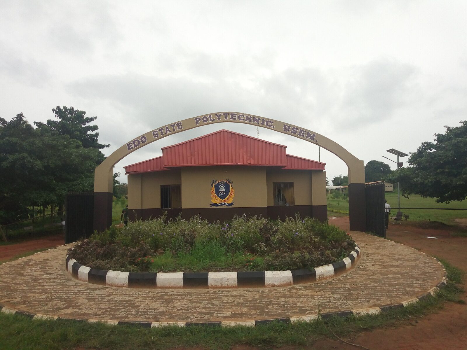 Exterior view of Edo State Polytechnic Usen campus building and grounds